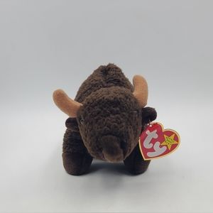 Vntg TY Beanie Baby-1998 ROAM The Buffalo/Bison Retired